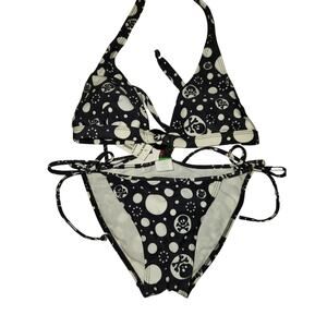 Cover Style Black & White 2‑Piece Bikini – Size Small – New w/ Tags